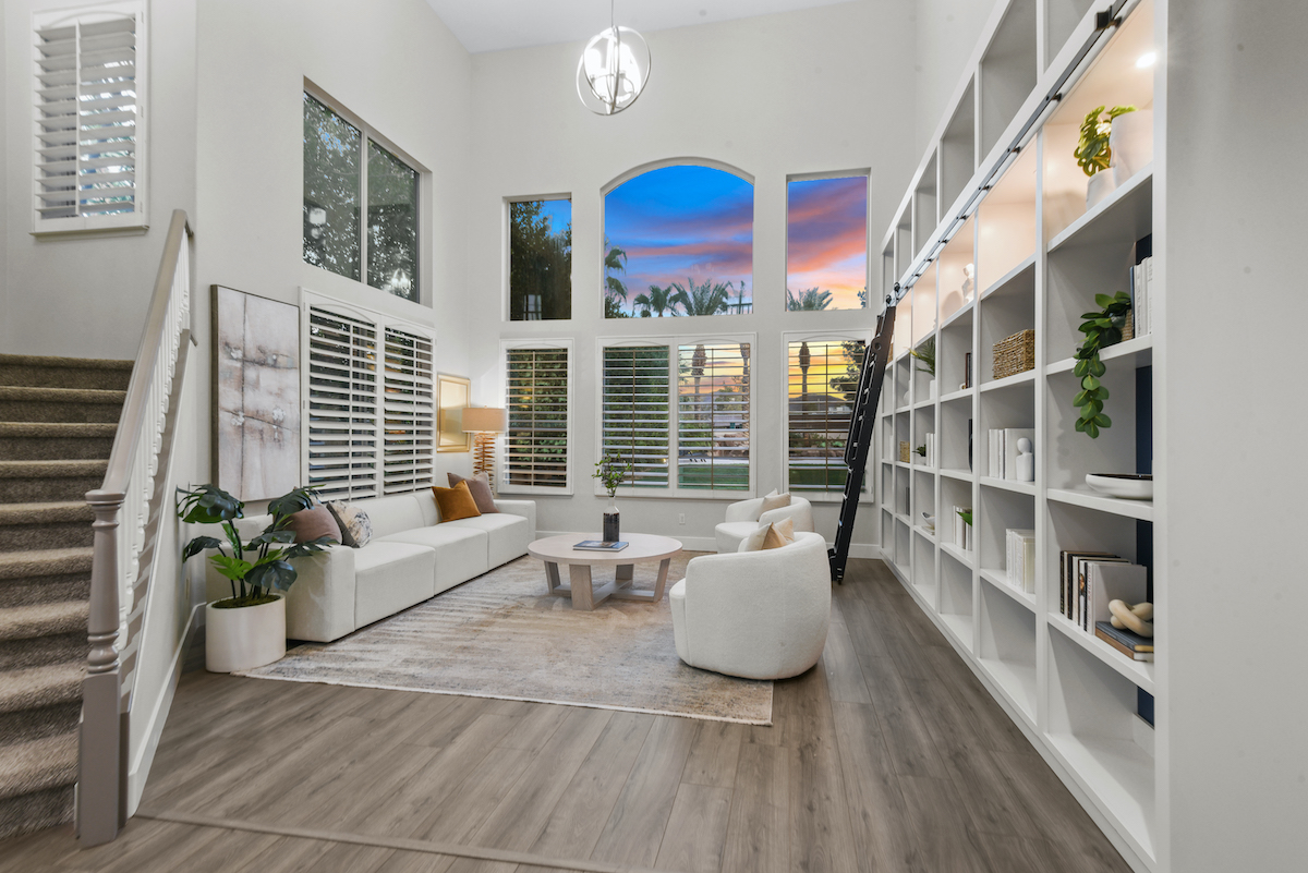 Case Studies 12 | Luxury Home Staging & Design in Las Vegas Summerlin staged home exudes elegance with sunset views and modern decor. | Utopia Luxury Home Staging & Design