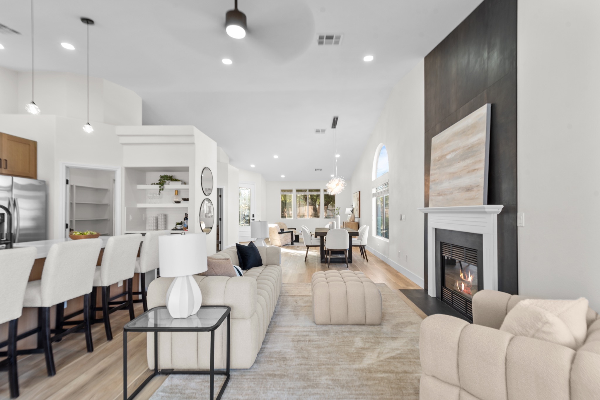 Staged Las Vegas home interior showing decluttered photography-ready presentation for spring listing