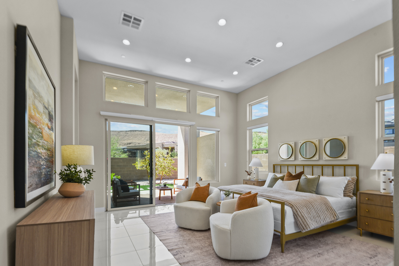 What to Expect When Working with a Home Stager 3 | Luxury Home Staging & Design in Las Vegas Professional staging design plan showing intentional primary suite design choices