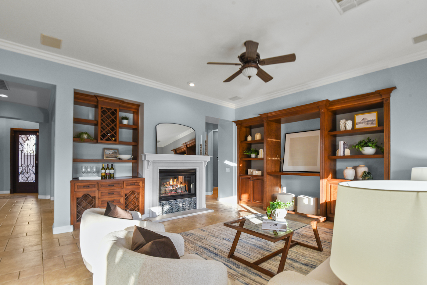 Professional home staging Las Vegas showing broad appeal design vs personalized interior design