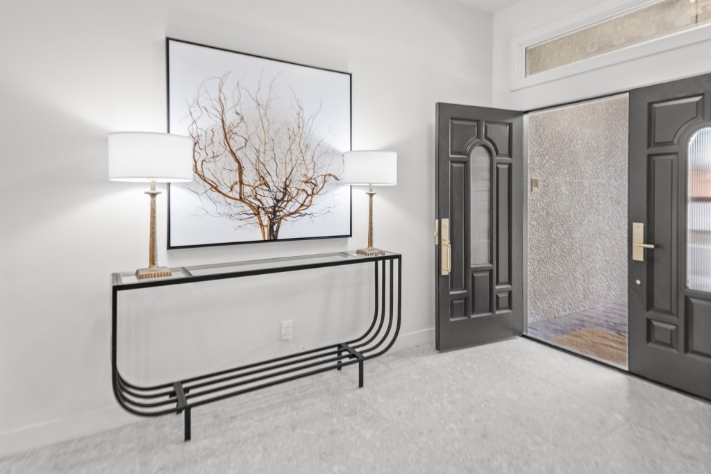 Professionally staged Las Vegas home entry making a strong first impression for buyers