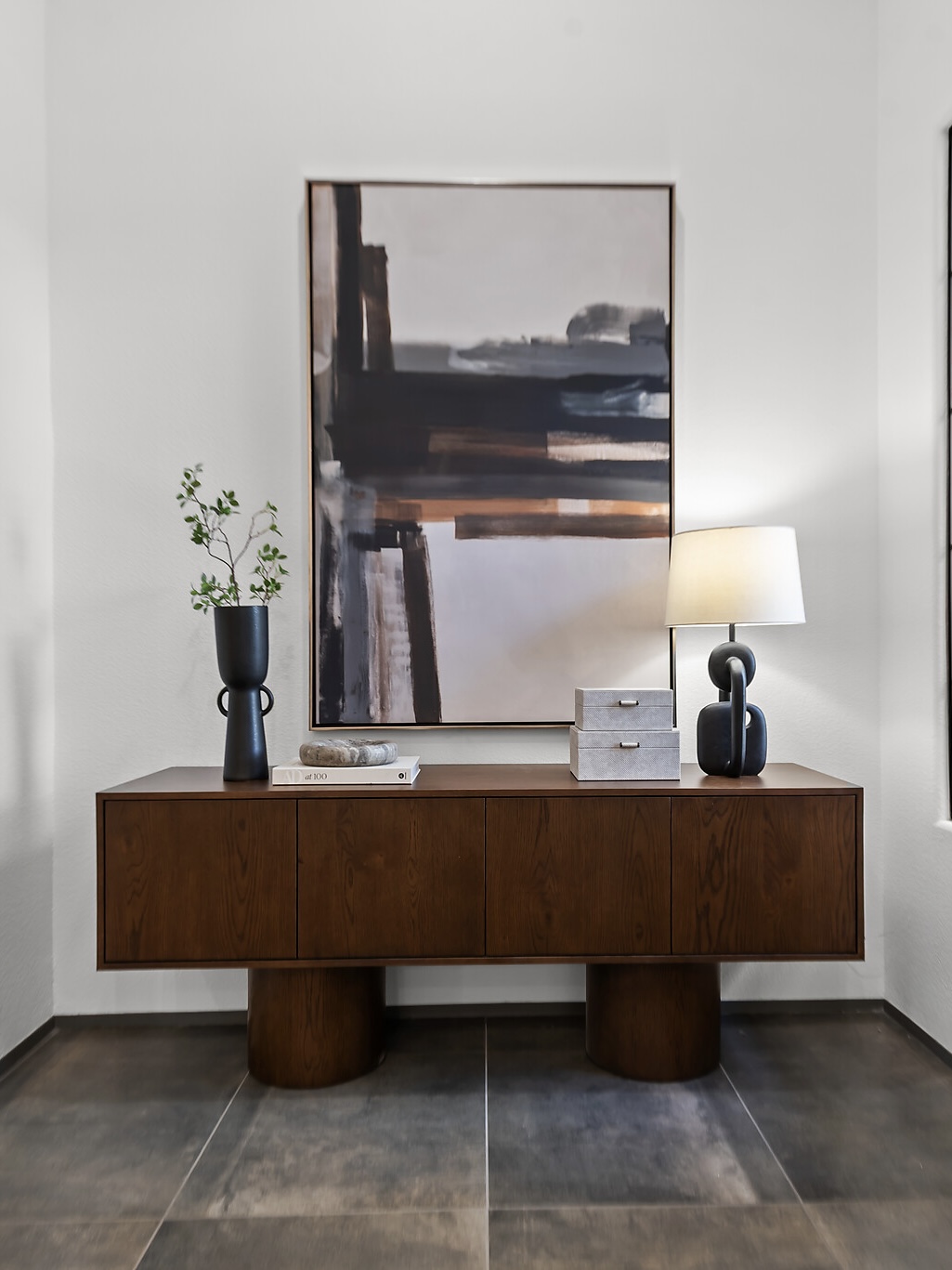 Beautifully staged Las Vegas living room that minimizes days on market